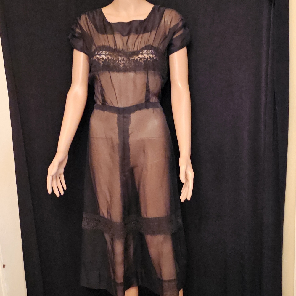 Black Lace Slip